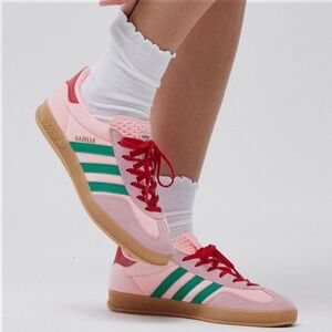adidas Gazelle Pink Green Red Sneakers